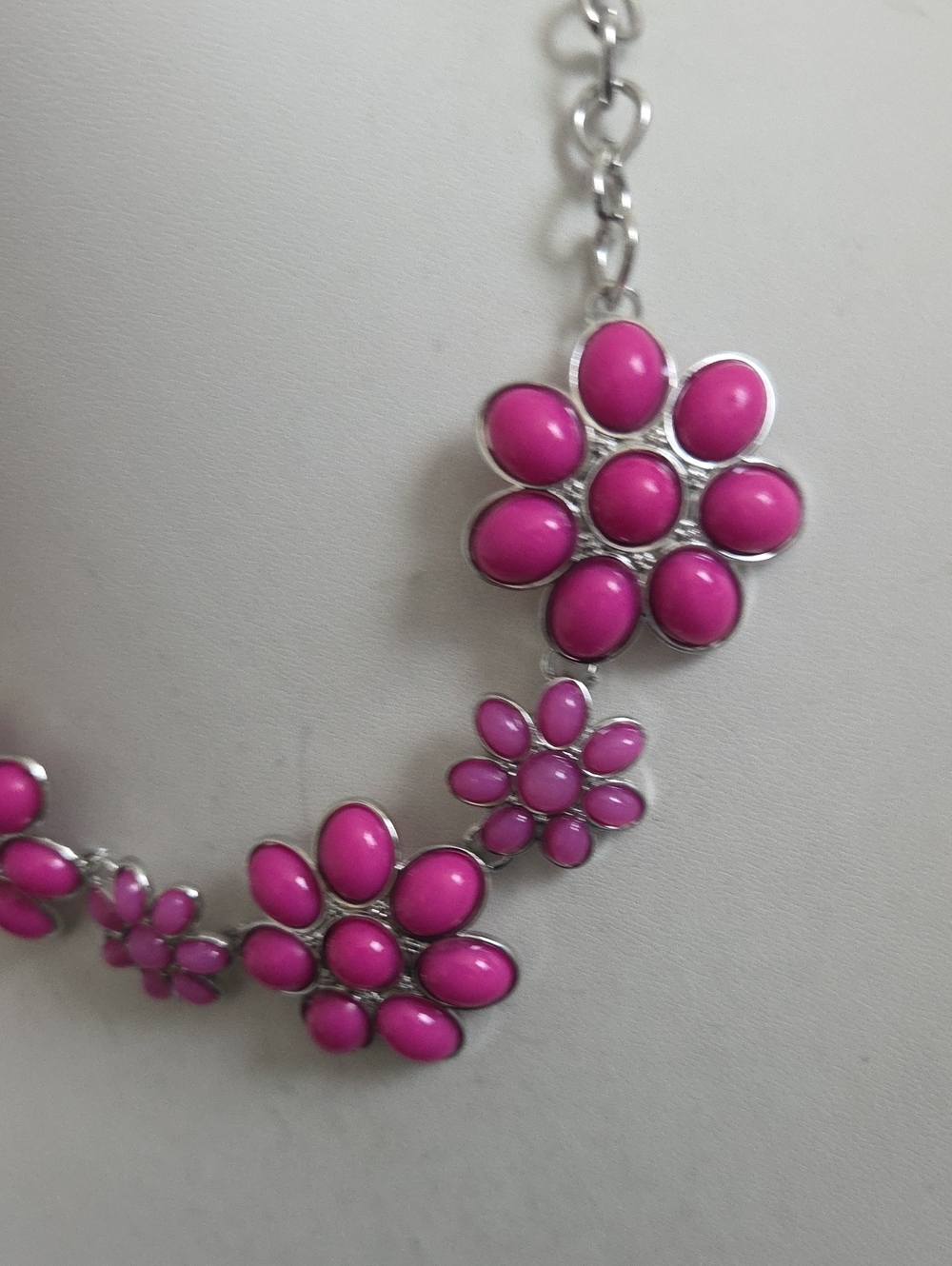Paparazzi Flamboyantly Flowering Pink Necklace NWT - Picture 3 of 4